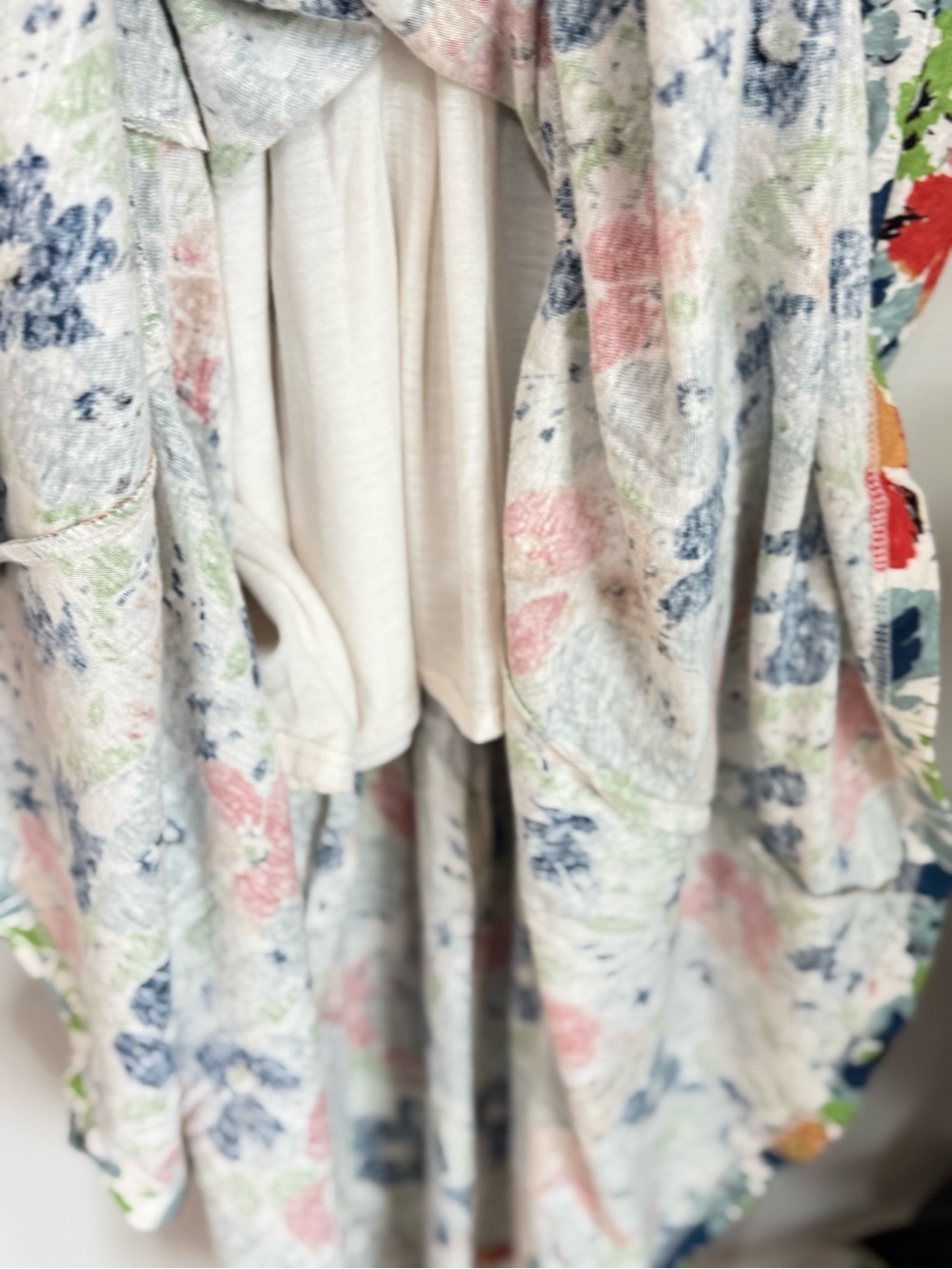 Ralph Lauren Floral Twist Front Linen Blend Midi Dress Women’s Medium - Picture 4 of 7